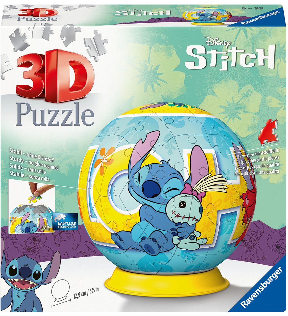 Ravensburger Puzzlespiel - 3D - 72 Teile - Disney Stitch - Ravensburger - One Size - Puzzlespiele Ravensburger Puzzlespiel - 3D - 72 Teile - Disney Stitch - Ravensburger - One Size - Puzzlespiele von Ravensburger