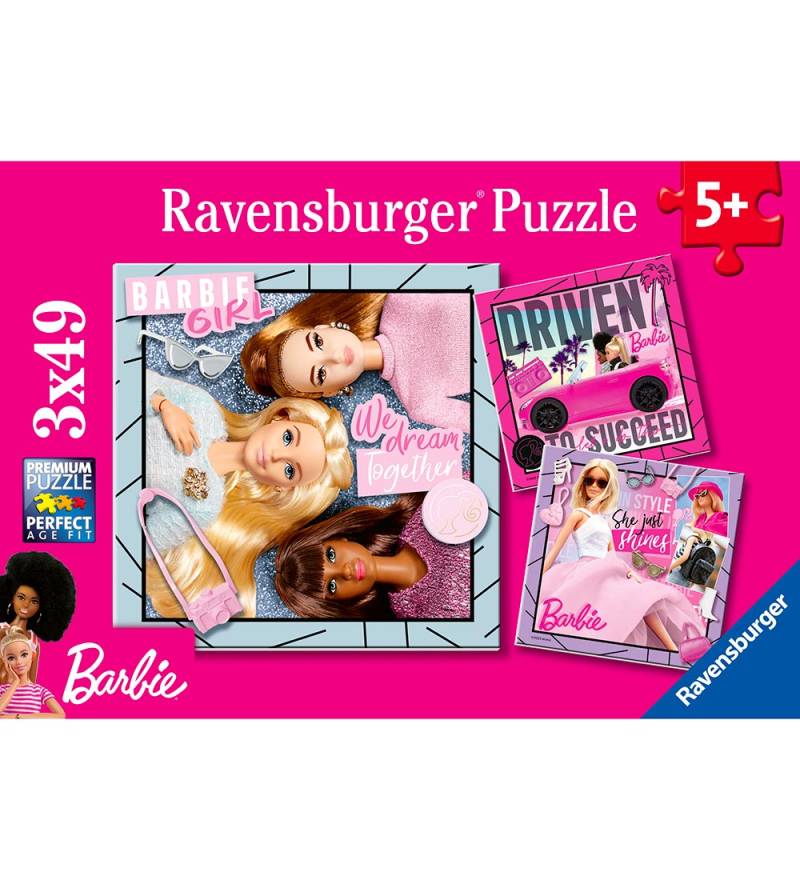 Ravensburger Puzzlespiel - 3x49 Teile - Barbie - Ravensburger - One Size - Puzzlespiele Ravensburger Puzzlespiel - 3x49 Teile - Barbie - Ravensburger - One Size - Puzzlespiele von Ravensburger