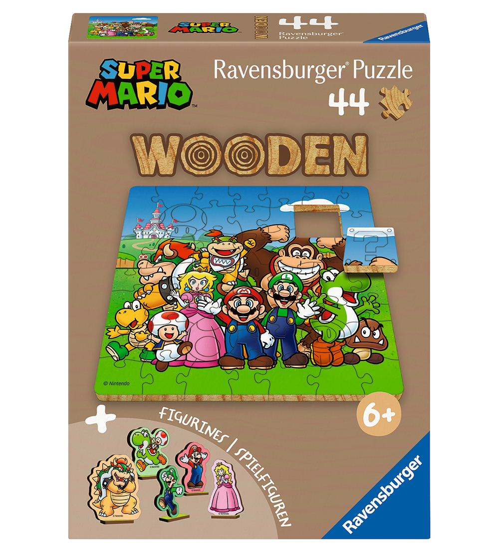 Ravensburger Puzzlespiel - 44 Teile - Holz - Super Mario - Ravensburger - One Size - Puzzlespiele von Ravensburger