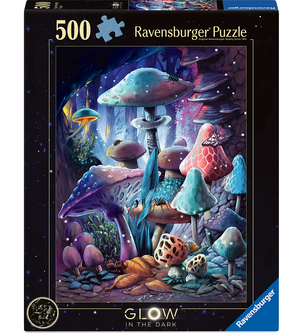 Ravensburger Puzzlespiel - 500 Teile - Mondscheinpilz - Glow - Ravensburger - One Size - Puzzlespiele von Ravensburger