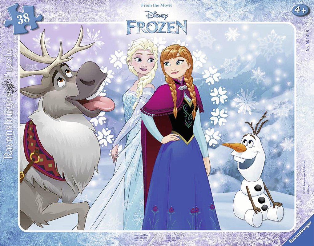 Ravensburger Rahmenpuzzle: Frozen - Die Eiskönigin 38 Teile Puzzle Ravensburger-06141 Ravensburger Rahmenpuzzle: Frozen - Die Eiskönigin 38 Teile Puzzle Ravensburger-06141 von Ravensburger