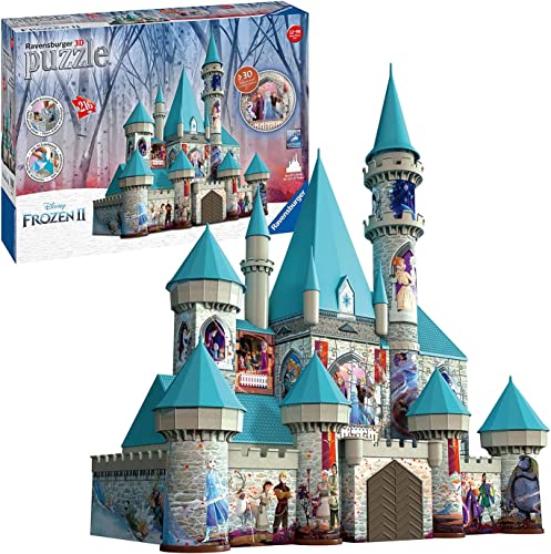 Ravensburger 3D Puzzle 11156 - Disney Frozen 2 Schloss - 216 Teile - Für alle Eisköniginnen Fans ab 10 Jahren von Ravensburger