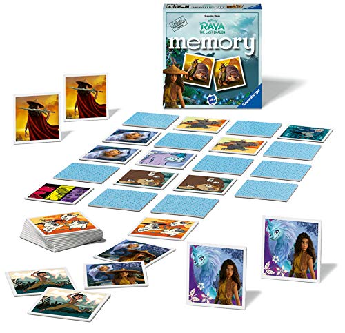 Ravensburger Raya & The Last Dragon Mini-Memory-Spiel – Passende Bilder-Snap-Paare Spiele für Kinder ab 3 Jahren Ravensburger Raya & The Last Dragon Mini-Memory-Spiel – Passende Bilder-Snap-Paare Spiele für Kinder ab 3 Jahren von Ravensburger