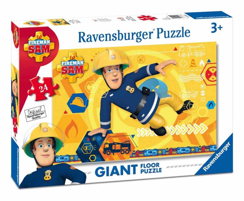 Ravensburger Riesen-Bodenpuzzle - Feuerwehrmann Sam 24 Teile Puzzle Ravensburger-05446 von Ravensburger