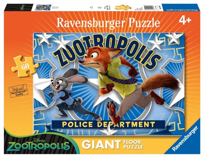 Ravensburger Riesen-Bodenpuzzle - Judy & Nick 60 Teile Puzzle Ravensburger-05474 von Ravensburger