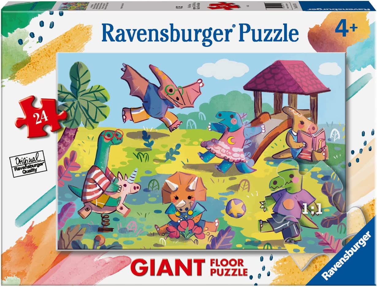 Ravensburger Riesen-Bodenpuzzle - XXL Teile - Dinosaurier 24 Teile Puzzle Ravensburger-03147 von Ravensburger