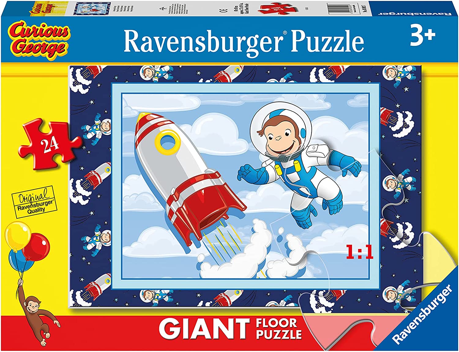 Ravensburger Riesen-Bodenpuzzle - XXL Teile - George 24 Teile Puzzle Ravensburger-03092 von Ravensburger