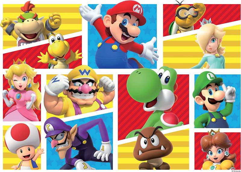 Ravensburger Riesen-Bodenpuzzle - XXL Teile - Super Mario 125 Teile Puzzle Ravensburger-05640 von Ravensburger
