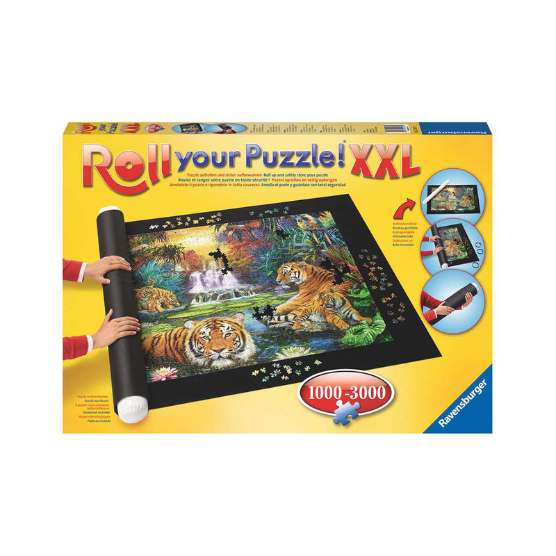 Ravensburger Roll your Puzzle XXL - Puzzlematte für Puzzles mit bis zu 3000 Teilen, Puzzleunterlage zum Rollen, Praktisches Zubehör zur Aufbewahrung von Puzzles von Ravensburger Verlag