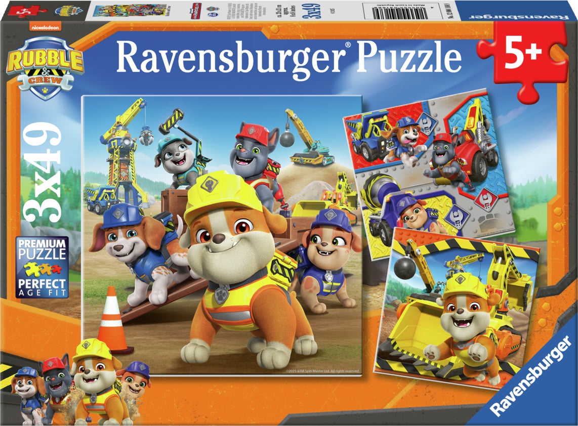 Ravensburger Rubble & Crew Arbeitsfahrzeuge Puzzles 3x49 Teile Ravensburger Rubble & Crew Arbeitsfahrzeuge Puzzles 3x49 Teile von Ravensburger