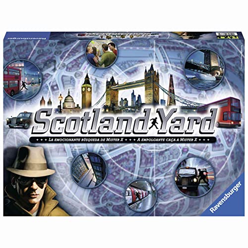 Ravensburger 26673 Scotland Yard Brettspiel, 3-6 Spieler, empfohlenes Alter von 8 Jahren von Ravensburger