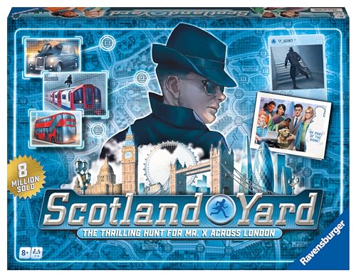 Ravensburger Scotland Yard – Familienstrategie-Brettspiel für Kinder und Erwachsene ab 8 Jahren – 2 bis 6 Spieler Ravensburger Scotland Yard – Familienstrategie-Brettspiel für Kinder und Erwachsene ab 8 Jahren – 2 bis 6 Spieler von Ravensburger