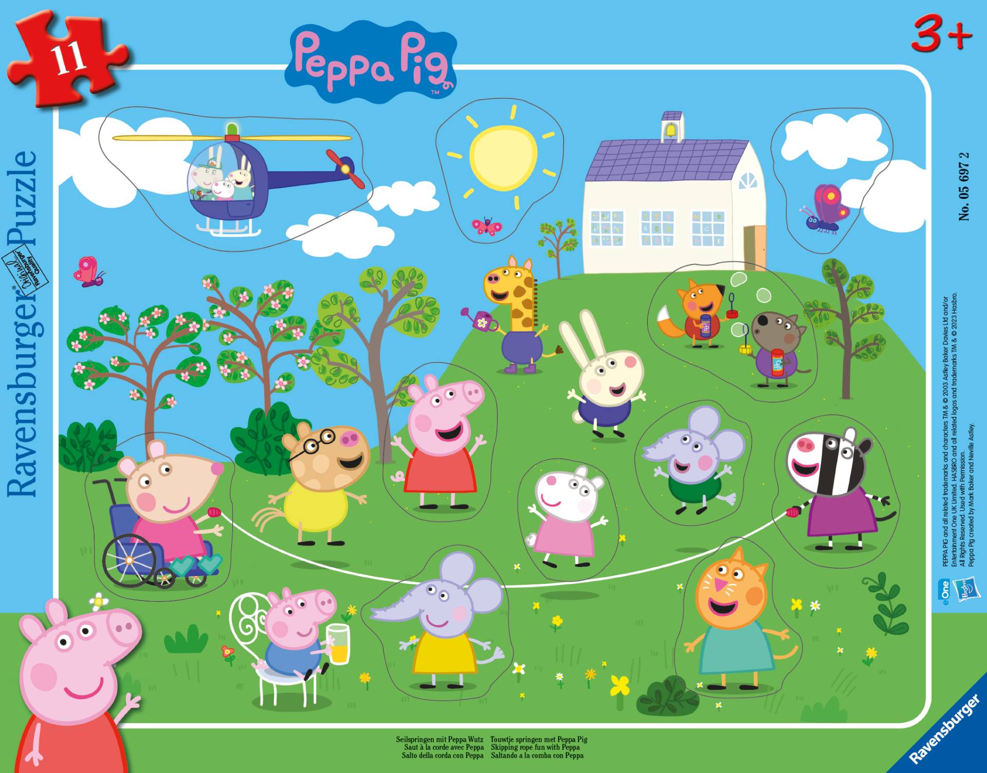 Ravensburger Seilspringen mit Peppa Wutz 11 Teile Puzzle Ravensburger-05697 Ravensburger Seilspringen mit Peppa Wutz 11 Teile Puzzle Ravensburger-05697 von Ravensburger