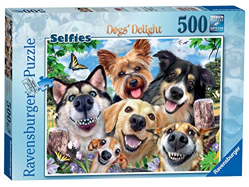 Ravensburger Selfies Dogs' Delight 500-teiliges Puzzle für Erwachsene und Kinder ab 10 Jahren von Ravensburger