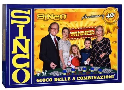 Ravensburger Sinco - Tischspiel, Sonderedition 40. Geburtstag, neapolitanische Tombola in Box, für die ganze Familie, Geschenkideen Weihnachten, 4-10 Spieler, 14 Jahre Ravensburger Sinco - Tischspiel, Sonderedition 40. Geburtstag, neapolitanische Tombola in Box, für die ganze Familie, Geschenkideen Weihnachten, 4-10 Spieler, 14 Jahre von Ravensburger