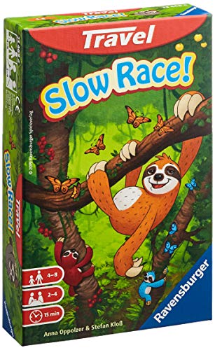 Ravensburger Slow Race Reisespiel, Mehrfarbig, 23468 von Ravensburger
