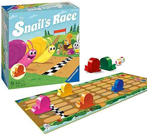 Ravensburger Snails Race - Board Games for Children Age 3 Years and Up - 2 to 6 Players - Kids Racing Game von Ravensburger