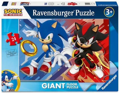 Ravensburger - Sonic Puzzle 24 Teile Giant, Puzzle Kinder 3 Jahre, 70 x 50 cm Ravensburger - Sonic Puzzle 24 Teile Giant, Puzzle Kinder 3 Jahre, 70 x 50 cm von Ravensburger