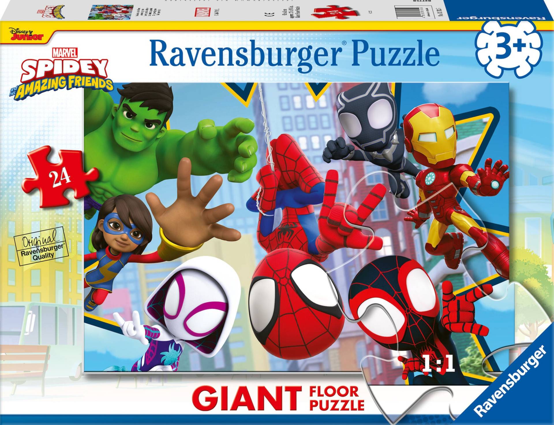 Ravensburger Spidey and His Amazing Friends Mega Bodenpuzzle 24 Teile Ravensburger Spidey and His Amazing Friends Mega Bodenpuzzle 24 Teile von Ravensburger