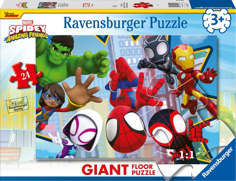 Ravensburger Spidey and His Amazing Friends Mega Bodenpuzzle 24 Teile von Ravensburger