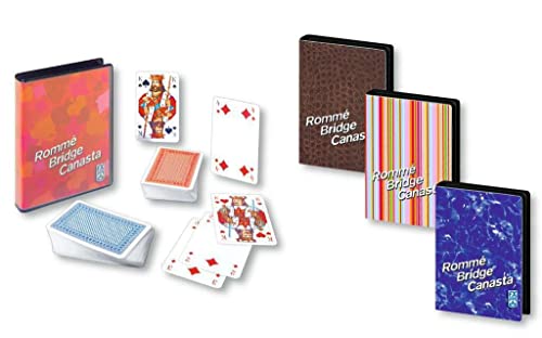 Ravensburger Spielkarten 27075 - Rommé Bridge Canasta, Kartenspiel-Klassiker, verschiedene Designs von F.X. Schmid