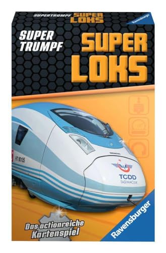 Ravensburger Kartenspiel, Supertrumpf Superloks 20697, Quartett und Trumpf-Spiel für Technik-Fans ab 7 Jahren Ravensburger Kartenspiel, Supertrumpf Superloks 20697, Quartett und Trumpf-Spiel für Technik-Fans ab 7 Jahren von Ravensburger