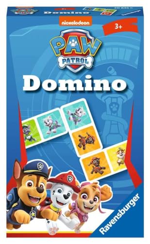 Ravensburger Mitbringspiel - 20845 - Paw Patrol Domino - Das bekannte Legespiel für Kinder ab 3 Jahren von Ravensburger