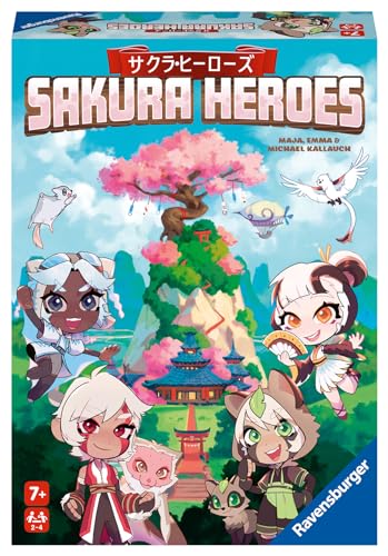 Ravensburger 20957 Sakura Heroes - Würfelspiel mit ganz viel Action für 2-4 Spieler ab 7 Jahren von Ravensburger