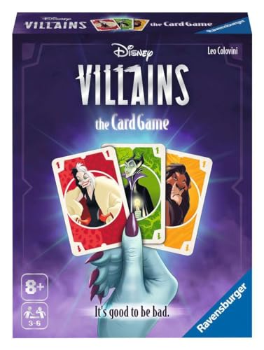 Ravensburger Familienspiel 27278 - Disney Villains - The Card Game - Kartenspiel für 3-6 Spieler ab 8 Jahren mit Ärger-Faktor für die ganze Familie von Ravensburger