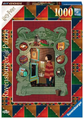 Ravensburger Puzzle 16516 - Harry Potter bei der Weasly Familie - 1000 Teile Puzzle für Erwachsene und Kinder ab 14 Jahren, Harry Potter Fanartikel von RAVENSBURGER PUZZLE