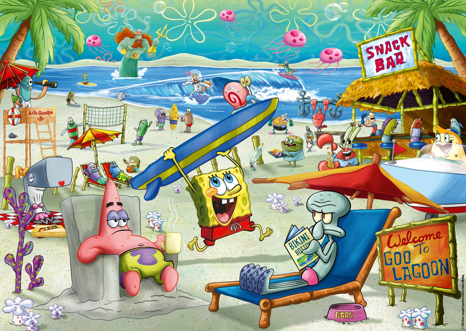 Ravensburger SpongeBob Schwammkopf 1000 Teile Puzzle Ravensburger-01822 Ravensburger SpongeBob Schwammkopf 1000 Teile Puzzle Ravensburger-01822 von Ravensburger