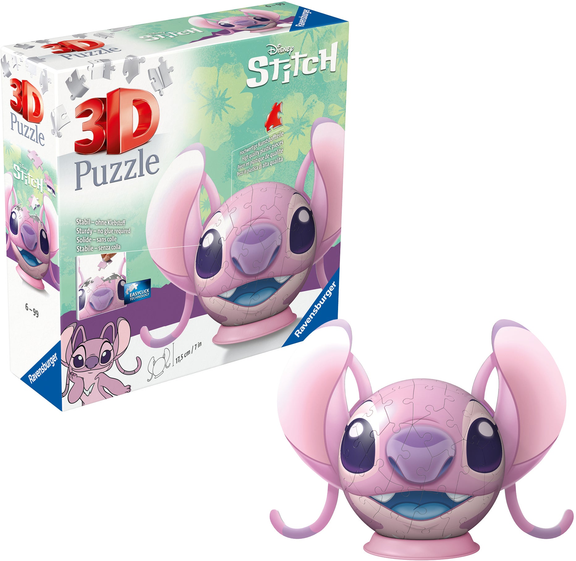 Ravensburger Stitch 3D-Puzzle Angel 72 Teile Ravensburger Stitch 3D-Puzzle Angel 72 Teile von Ravensburger