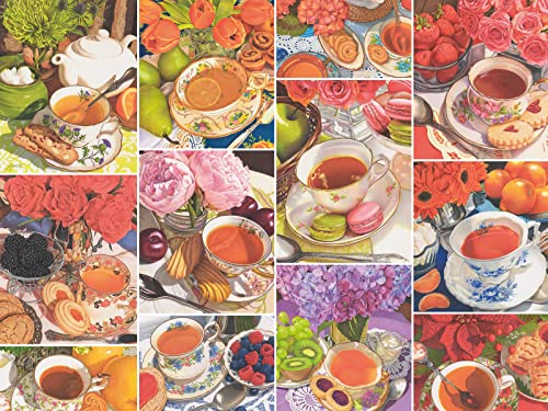 Ravensburger Teatime 750 Teile Großformat Puzzle für Erwachsene - 17190 - Jedes Teil ist ein Unikat, Softclick-Technologie bedeutet, dass Teile perfekt zusammenpassen von Ravensburger