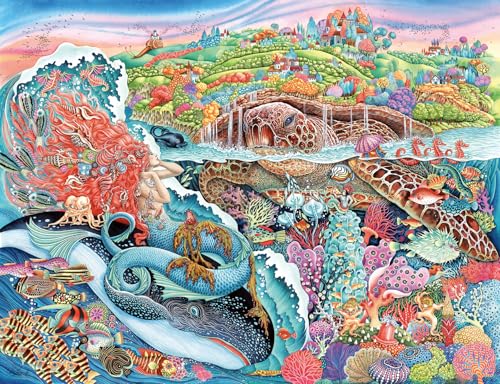 Ravensburger Thalassic Tale Puzzle mit 2000 Teilen | Fördert logisches Denken und Entspannung | Einzigartiges und komplexes Design von Ravensburger