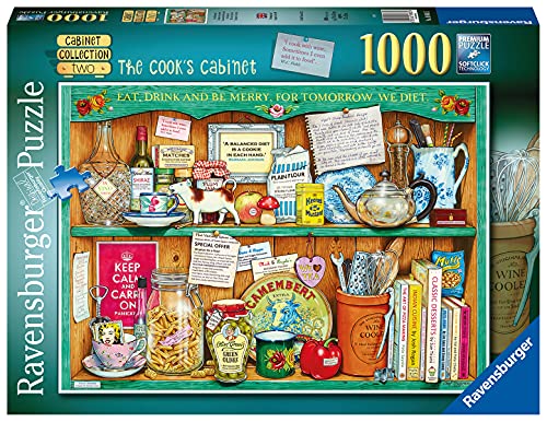 Ravensburger The Cook's Cabinet Puzzle, 1000 Teile, für Erwachsene und Kinder ab 12 Jahren von Ravensburger