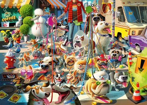 Ravensburger Puzzle Erwachsenenpuzzle 1000 Teile - The Dog Walker von Ravensburger