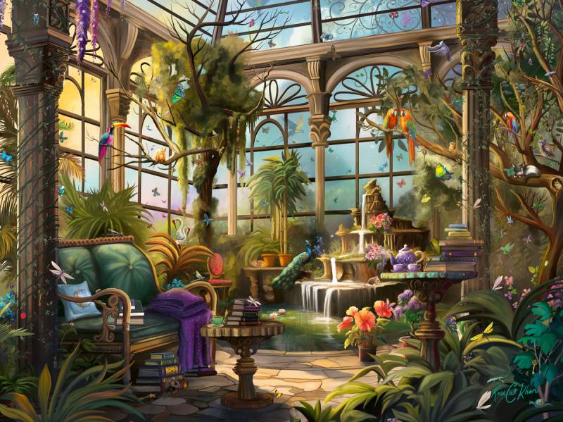 Ravensburger The Green House 1500 Teile Puzzle Ravensburger-01397 von Ravensburger