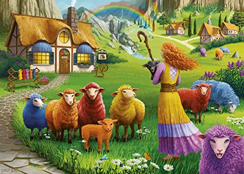 Ravensburger Puzzle 2D 1000 elementów: Kolorowa wełna, Stary Design Ravensburger Puzzle 2D 1000 elementów: Kolorowa wełna, Stary Design von Ravensburger