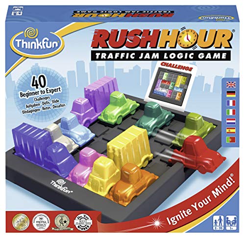 Ravensburger Think Fun Rush Hour, Logikspiel, spanische Version, Lernspiele, Empfohlenes Alter 8+, Maße: 22,5 x 6,3 x 20 cm Ravensburger Think Fun Rush Hour, Logikspiel, spanische Version, Lernspiele, Empfohlenes Alter 8+, Maße: 22,5 x 6,3 x 20 cm von Ravensburger