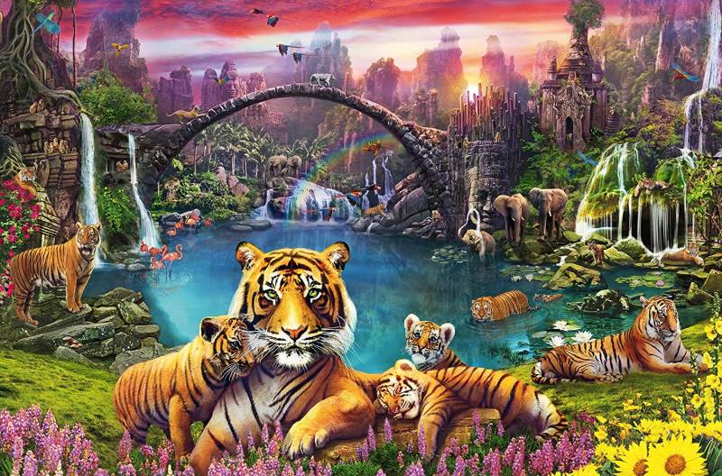 Ravensburger Tigers by the Lagoon 3000 Teile Puzzle Ravensburger-16719 von Ravensburger