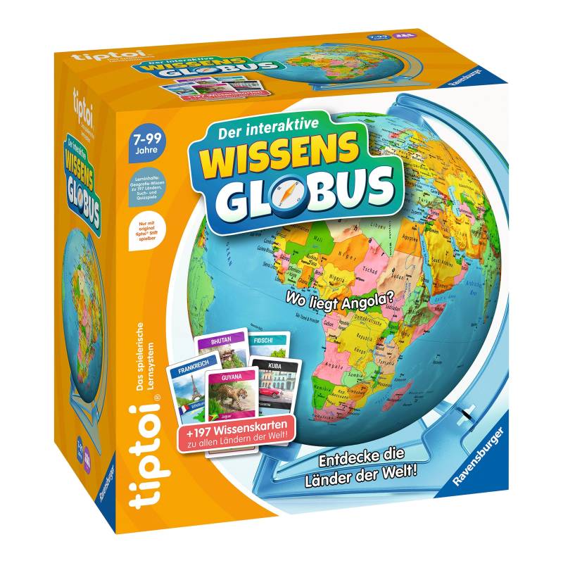 Ravensburger Tiptoi Der interaktive Wissens-Globus von Ravensburger