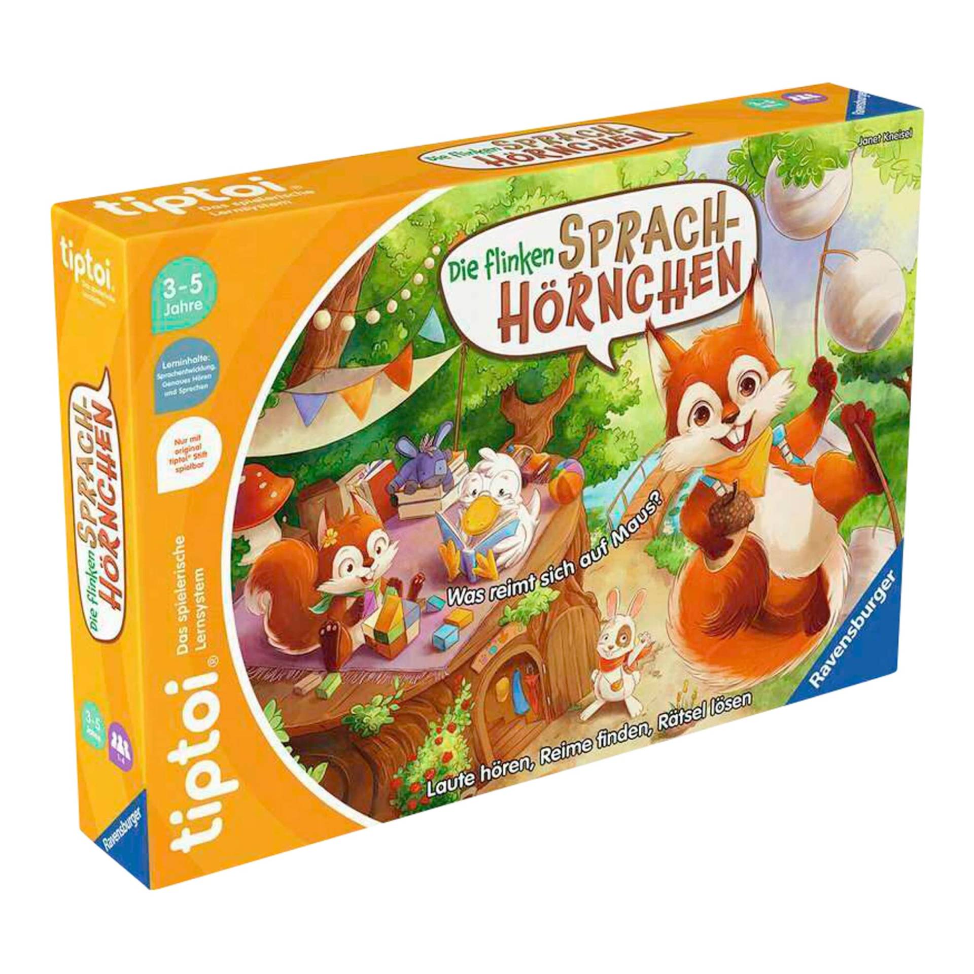 Ravensburger Tiptoi Lernspiel Die flinken Sprach-Hörnchen von Ravensburger