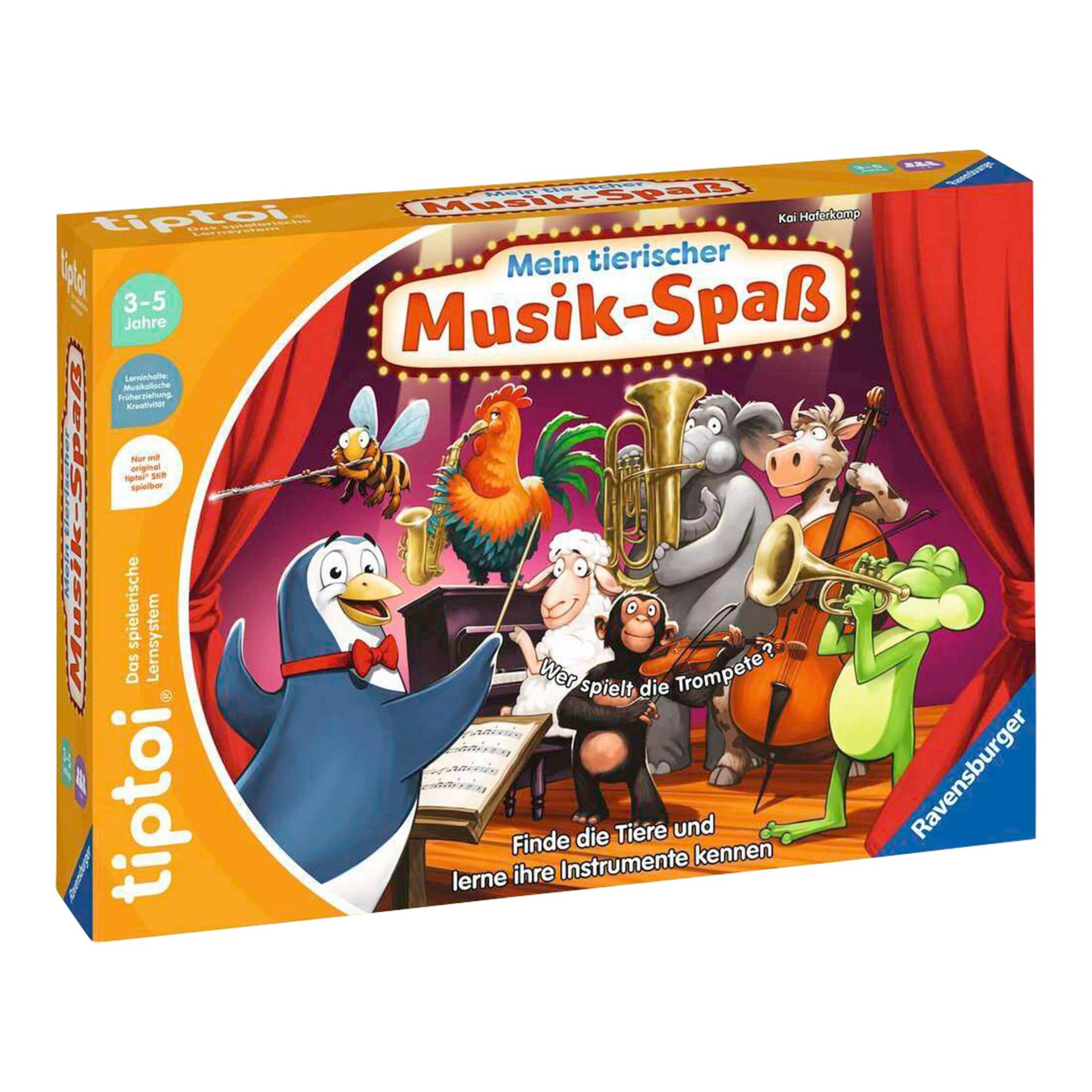 Ravensburger Tiptoi Lernspiel Mein tierischer Musik-Spaß Ravensburger Tiptoi Lernspiel Mein tierischer Musik-Spaß von Ravensburger