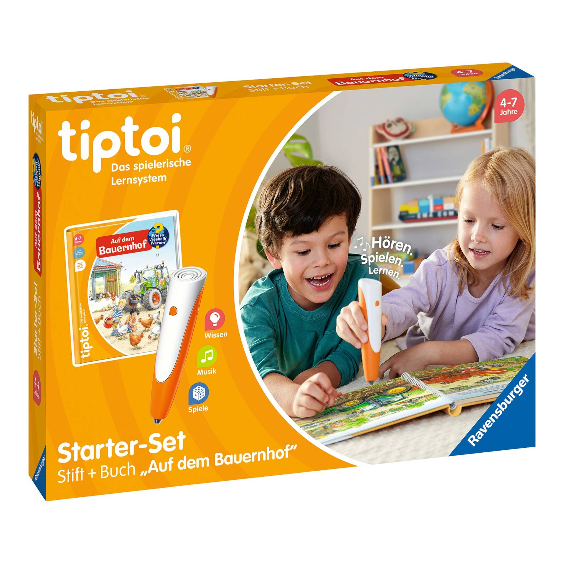 Ravensburger Tiptoi Starter-Set Stift & Buch - Auf dem Bauernhof von Ravensburger