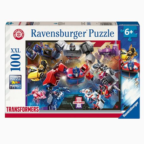 Ravensburger - Transformers Puzzle 100 Teile XXL, Puzzle Kinder 6 Jahre, 49 x 36 cm von Ravensburger