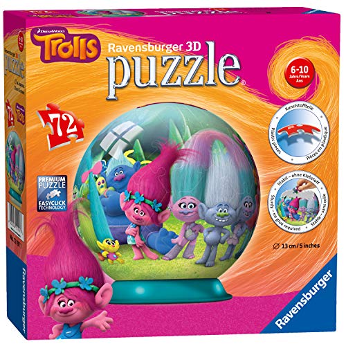 Ravensburger Trolls 3D-Puzzle, 72 Teile von Ravensburger