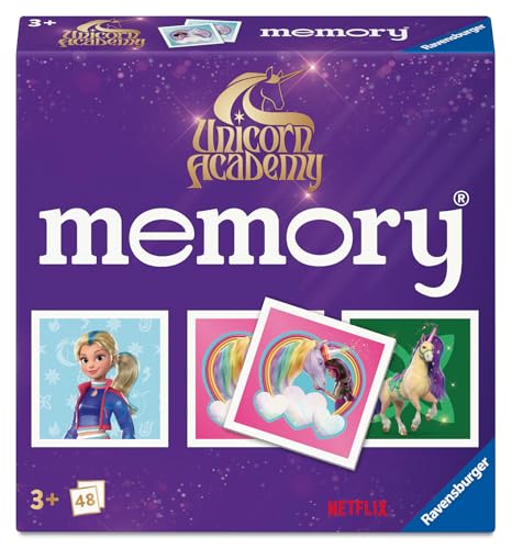 Ravensburger Unicorn Academy Mini-Memory-Spiel für Kinder ab 3 Jahren – 2 bis 6 Spieler Ravensburger Unicorn Academy Mini-Memory-Spiel für Kinder ab 3 Jahren – 2 bis 6 Spieler von Ravensburger