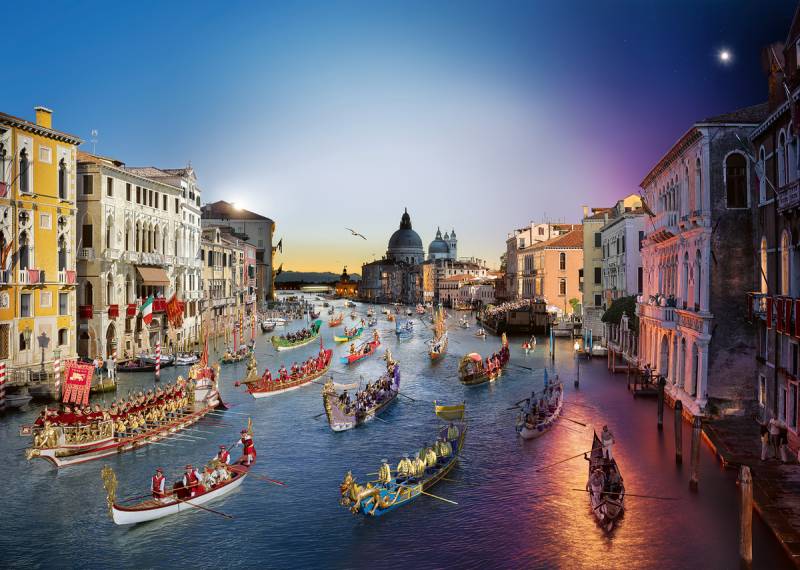 Ravensburger Venice Day to Night 1000 Teile Puzzle Ravensburger-01433 von Ravensburger