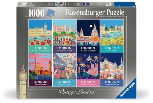 Ravensburger Vintage London Iconic 1000 Teile Puzzle für Erwachsene und Kinder ab 12 Jahren Ravensburger Vintage London Iconic 1000 Teile Puzzle für Erwachsene und Kinder ab 12 Jahren von Ravensburger