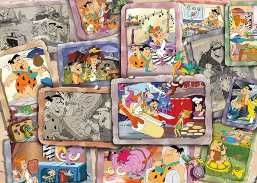 Ravensburger Warner Bros The Flintstones 1000 Teile Puzzle für Erwachsene - 12000407 - Handgefertigtes Werkzeug, Made in Germany, jedes Stück passt perfekt zusammen von Ravensburger